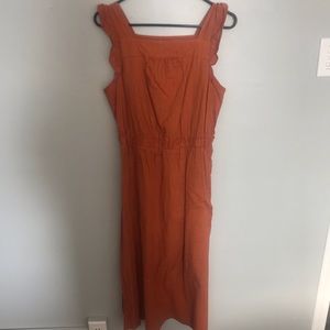 Linen smock dress